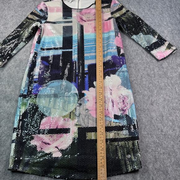 Escada Sport Women's 32/0 Fantasy Sequins Multicolor‎ Mini Dress - Picture 3 of 6